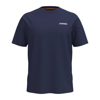 Napapijri Casual T-shirt S-Flint (Cotton) navy blue Men's