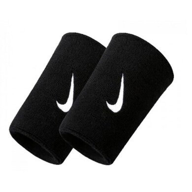Nike Sweatband Tennis Premier Jumbo Promo 2025 black/white - 2 pieces