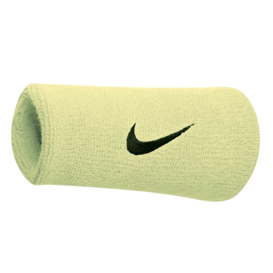 Nike Sweatband Tennis Premier Jumbo Promo 2025 Light Yellow - 2 Pieces