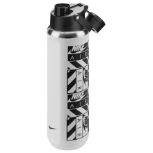 Nike Recharge Chug Bottle Stainless Steel White/Black 709ml
