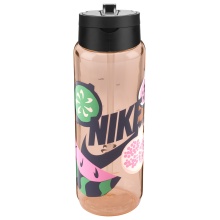 Nike Drink Bottle TR Renew Recharge Straw Bottle (with Straw) coral/orange 700ml