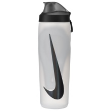 Nike Water Bottle Refuel Bottle Locking Lid transparent/black 709ml