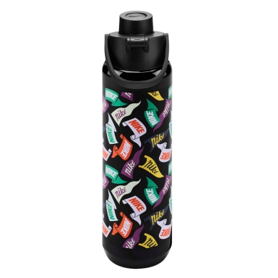 Nike Drink Bottle TR Renew Recharge Chug Bottle Graphic black/multicolour 709ml
