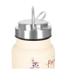 Nils Camp Water Bottle NC3806 Forest (Stainless Steel) 520ml beige