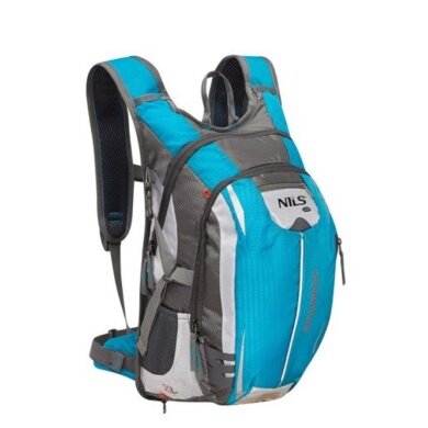 Nils Camp Hiking Backpack NC1766 Adventure (for Day Trips) blue/grey 25 Litres