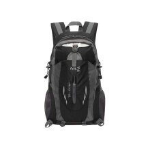 Nils Camp Hiking Backpack NC1749 Valley (for Day Trips) black/grey 40 litres
