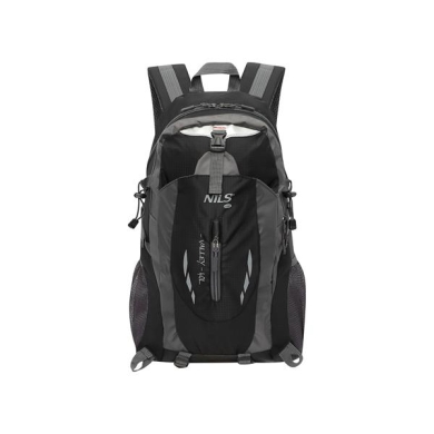 Nils Camp Hiking Backpack NC1749 Valley (for Day Trips) black/grey 40 litres