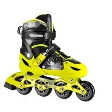 Nils Extreme Inline Skates NA18137A Blaster (Wheels: 70mm/82A, Bearings: ABEC 7) black/yellow children