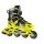 Nils Extreme Inline Skates NA18137A Blaster (Wheels: 70mm/82A, Bearings: ABEC 7) black/yellow children
