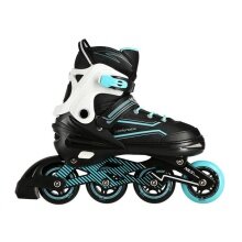 Nils Extreme Inline Skates NA1169A (Wheels: 72/76mm/82A, Bearings: ABEC 7) black/turquoise ladies