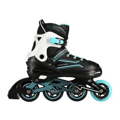 Nils Extreme Inline Skates NA1169A (Wheels: 72/76mm/82A, Bearings: ABEC 7) black/turquoise ladies