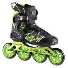 Nils Extreme Inline Skates NA8660 (Wheels: 100mm/85A, Bearings: ABEC 9) black/green ladies