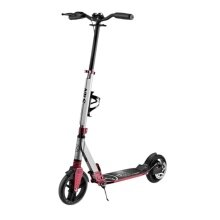 Nils Extreme Scooter LED HM122T with disc brake (foldable scooter, bearings: ABEC 7) black/silver