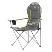 Nils Camp Camping Chair NC3080 (maximum user weight 130 kg) grey/yellow