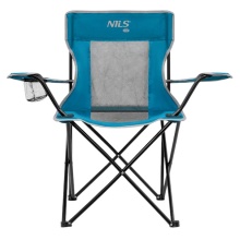 Nils Camp Camping Chair NC3302 (Maximum user weight 110 kg) grey/blue