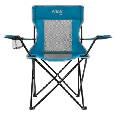 Nils Camp Camping Chair NC3302 (Maximum user weight 110 kg) grey/blue