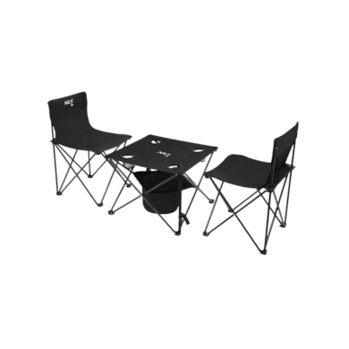 Nils Camp Camping Set NC3304 (Table + 2 Chairs) black