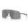 Oakley Sutro ti sunglasses (lens colour: Prizm sapphire) gunmetal grey matte - 1 pair of glasses with hard case