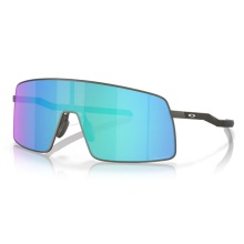Oakley Sutro ti sunglasses (lens colour: Prizm sapphire) Satin lead - 1 pair of glasses with hard case