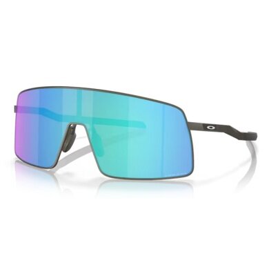 Oakley Sutro ti sunglasses (lens colour: Prizm sapphire) Satin lead - 1 pair of glasses with hard case