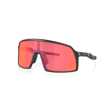 Oakley Sutro S Sunglasses (Lens Colour: Prizm Trail Torch) matte black - 1 pair of glasses with hard case