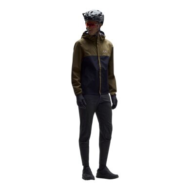 Oakley Elements Shell Jacket 2.0 (breathable, MTB Trail) army green men's cycling jacket