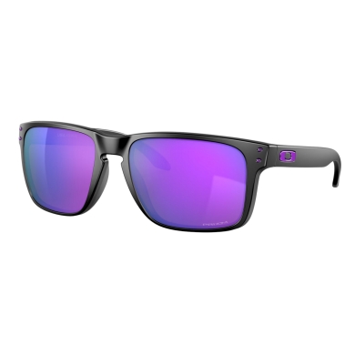 Oakley Holbrook XL Sunglasses (Lens Colour: Prizm Violet) Matte Black - 1 Pair of Glasses