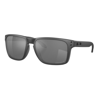 Oakley Holbrook XL Polarised Sunglasses (Lens Colour: Prizm Black Polarised) Steel Grey - 1 Pair of Glasses