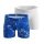 Odlo Underwear Boxer Shorts Active Light Graphic (light, breathable) blue/white men's - pack of 2