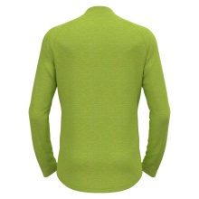 Odlo Fleece Jacket Tenica Mid Layer Full Zip (softly lined inside) sharp green melange Men