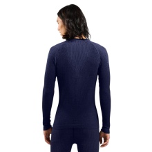 Odlo Long Sleeve Shirt Performance Warm Blackcomb (warm, seamless, quick-drying) Underwear dark blue Men's