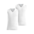 Odlo Active Light Functional Underwear Singlet with Neckline White Men's - Pack of 2