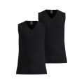 Odlo Active Light Functional Underwear Singlet with Neckline Black Men's - Pack of 2