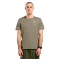 Odlo Hiking/Recreation T-shirt Crew Neck Cardada (100% Polyester) vetiver brown Men's