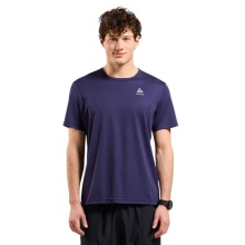 Odlo Hiking/Recreation T-shirt Crew Neck Cardada (100% Polyester) eclipse blue Men's