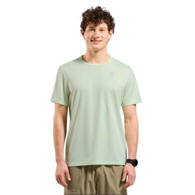 Odlo Hiking/Recreational T-shirt Crew Neck Cardada (100% Polyester) ambrosia mint green Men's