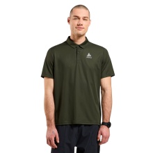 Odlo Hiking/Recreation Polo Cardada 2025 (quick-drying, high wearing comfort) khaki/green men's