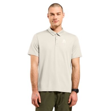 Odlo Hiking/Recreation Polo Cardada 2026 (quick-drying, high wearing comfort) gardenia beige men's