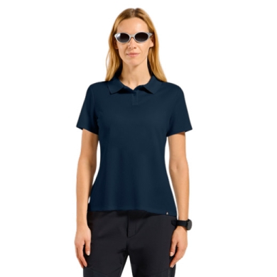 Odlo Hiking/Recreational Polo Cubic Light (light, quick-drying) sapphire blue ladies