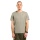 Odlo Hiking/Recreation T-shirt Crew Neck Cardada (100% Polyester) agate grey/khaki Men's