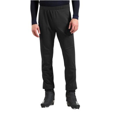 Odlo Essential Warm Functional Long Ski Trousers (windproof, optimal freedom of movement) black men's