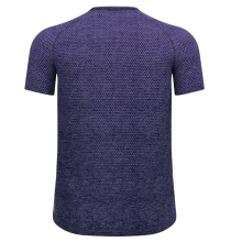 Odlo Sport Leisure T-shirt Essential Seamless (light, moisture-regulating) navy blue/purple mélange men's