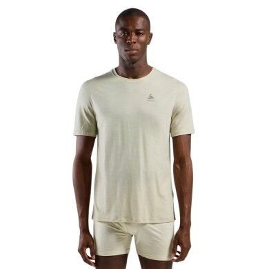 Odlo Functional Underwear T-shirt Natural Merino 160 (temperature regulation, merino wool) beige men's