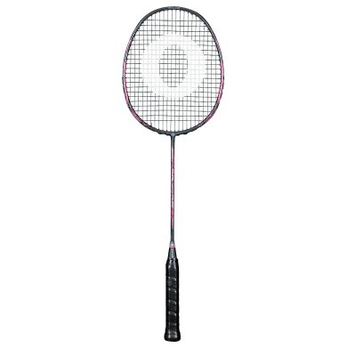 OLIVER Badminton Racket Dual Tec Flow (84g/head-heavy/flexible) 2025 black/pink - strung -
