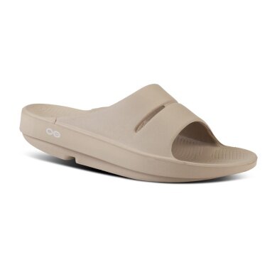 Oofos Sandal Ooah Recovery - brown - 1 pair