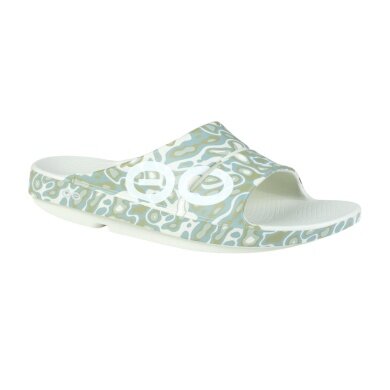 Oofos Recovery Sandal OOahh Sport Cosmic Gray Water Camo - grey/green - 1 pair