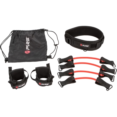 Pure2Improve Jump Trainer Set Pro (6-piece) - black/red