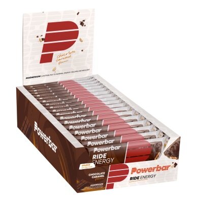 PowerBar Energy Bar Ride Energy Chocolate/Caramel 18x55g Box