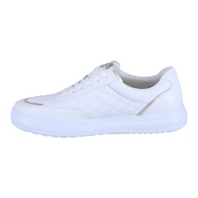 Peter Kaiser Sneakers 41 (velour leather) white/gold ladies