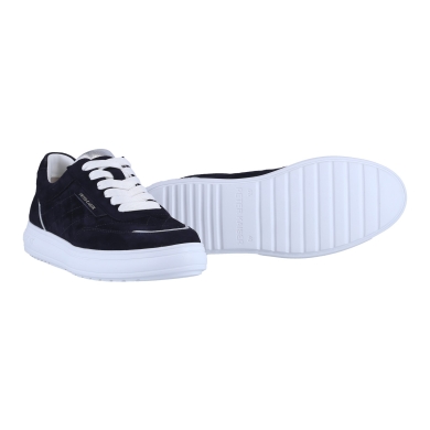 Peter Kaiser Sneakers 41 (velour leather) dark blue/silver ladies